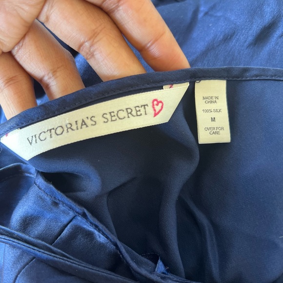 Victoria Secret Dark Blue adjustable spaghetti strap dress - Picture 2 of 6